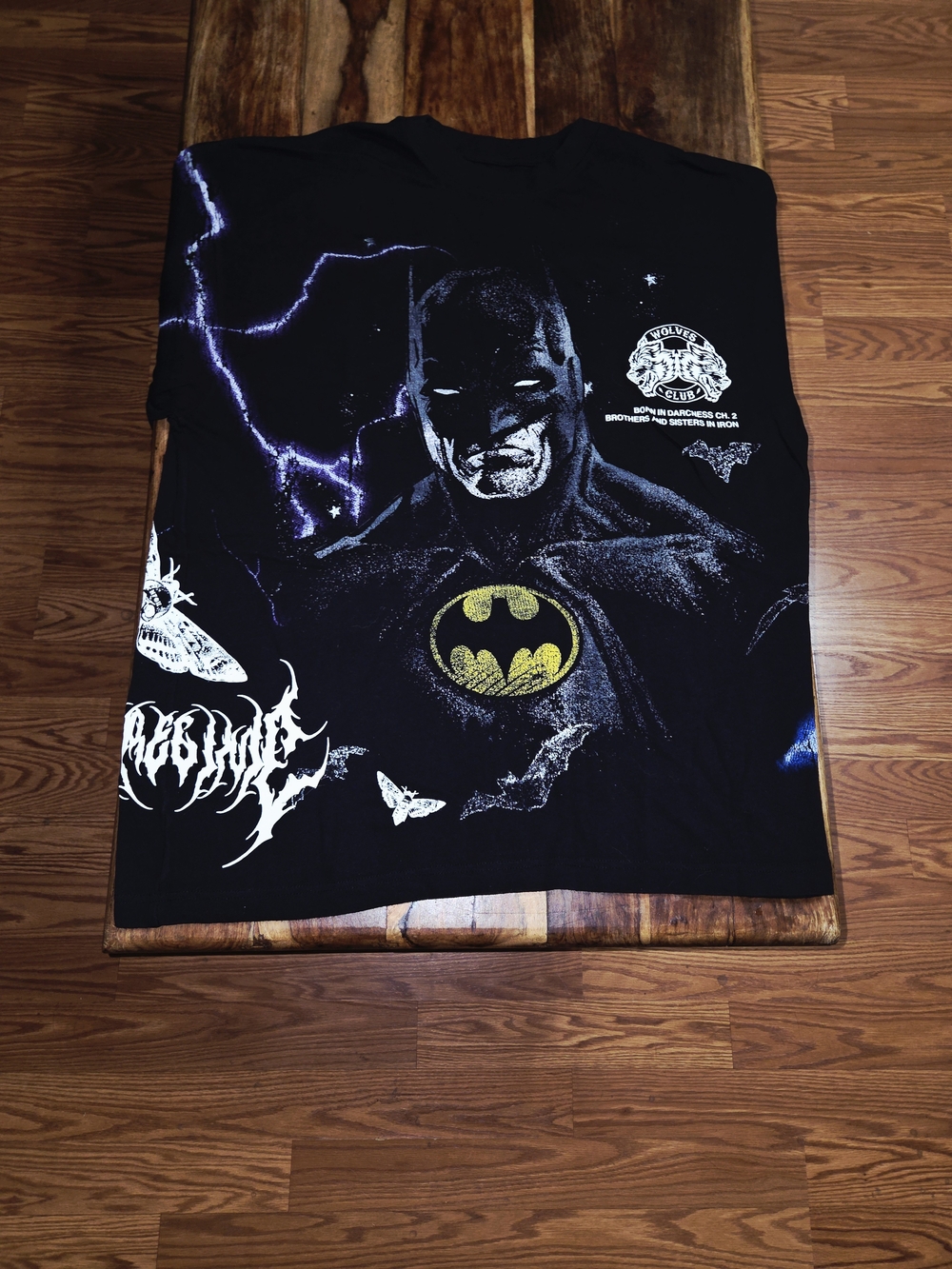 Darc Sport/Batman Collab Black Short Sleeve Graphic Tee